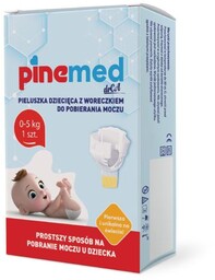 PINEMED Pieluszka dziecięca z woreczkiem do pobierania moczu