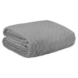 Domarex Koc narzuta z mikrofibry 150x200 Sergio szary