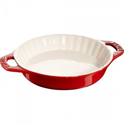 Staub Okrągły Półmisek Ceramiczny Do Ciast 1.2l Czerwony