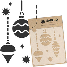 szablon malarski // craft & scrapbooking // BOMBKI
