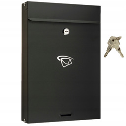 Skrzynka Na Listy Format C4 Duża Czarna Polska