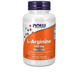 NOW Foods L-Arginina 500 mg 100 kaps