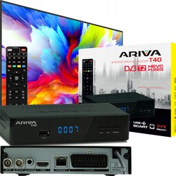 Tuner DVB-T2 H.265 Hevc Ferguson Ariva T40 Dekoder