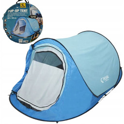 Namiot Turystyczny Niebieski 2-OS Samorozkładający Pop-up Froyak 240x155