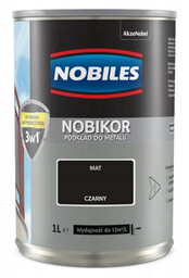 Podkład antykorozyjny Nobikor 1L czarny Nobiles