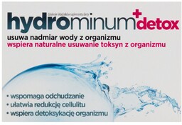 HYDROMINUM+DETOX Tabletki usuwające nadmiar wody w organizmie oraz