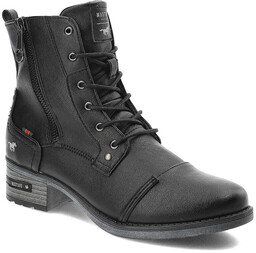 Czarne Botki Mustang Stylowe Buty Damskie