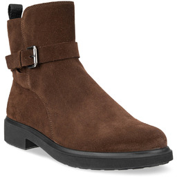 damskie skórzane, wodoodporne botki ECCO Metropole Amsterdam Coffee,