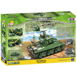 Klocki konstrukcyjne Cobi 2550 Sherman M4A3E2 Jumbo 720