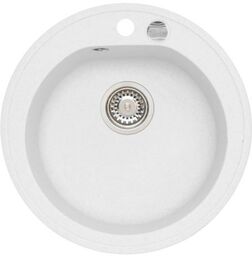 Alveus Niagara 10 1121111 Granitowy Biały Zlewozmywak okrągły