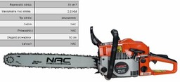 NAC Pilarka spalinowa CST61-50AC 61,5cc * *