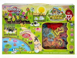 Zestaw ciastoliny z akcesoriami Happy Farm - ADAR