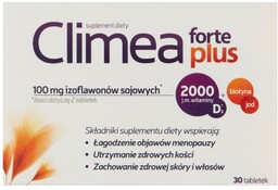 CLIMEA FORTE PLUS Tabletki łagodzące objawy menopauzy suplement