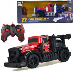 Samochód Tir Zdalnie Sterowany Auto Dym Świeci Rc