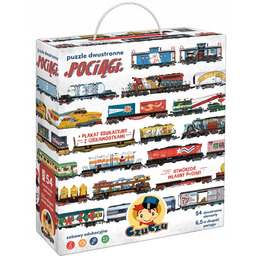 CzuCzu Puzzle dwustronne Pociągi