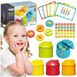 WOOPIE Gra Logiczna Edukacyjna Sorter Klasyfikacja Kolorów