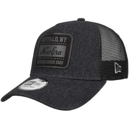 Czapka Trucker Patch Denim by New Era, czarny,