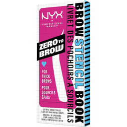 Nyx Professional Makeup Thick Brows Stencil Book Szablony