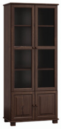 OUTLET - Witryna drewniana nr4 orzech