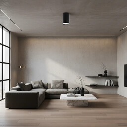 Plafon LAGOS 10 czarny SL.1000 - Sollux