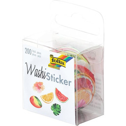 folia 26506 - naklejki Washi Tropical, wstępnie wytłoczone