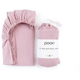 POOFI Prześcieradło Organic&Color 70x140 kolor: piwonia