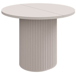 Stół rozkładany OVALIO 100/188 cm Beż piaskowy