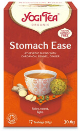 Herbata ułatwiająca trawienie STOMACH EASE, Yogi Tea, 17x1,8g