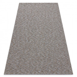 Dywan SAMPLE KOZA SUN 24212A Romby brązowy 155x213
