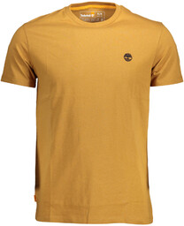 T-SHIRT MĘSKI Z KRÓTKIM RĘKAWEM TIMBERLAND BRĄZOWY