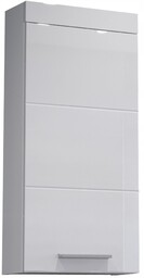 Szafka łazienkowa wisząca biała połysk 35x16x75 Hoton