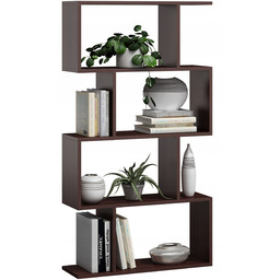 Regał Bask 4 wenge otwarty szafka półka książki