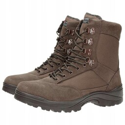 Mil-Tec Buty Taktyczne z Zamkiem Brązowe 40