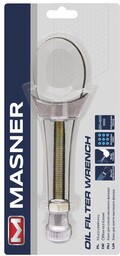 Masner Klucz opaskowy taśmowy do filtra oleju 57-107mm