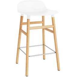 Normann Copenhagen - Kształt Stołek barowy H65 Oak/White