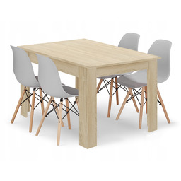 Stół z Krzesłami Do Salonu Jadalni Kuchni Loft