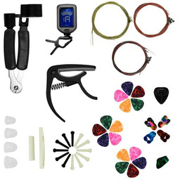 MUSICMATE Zestaw akcesoriów do gitary akustycznej MM-A90 AcousticPack