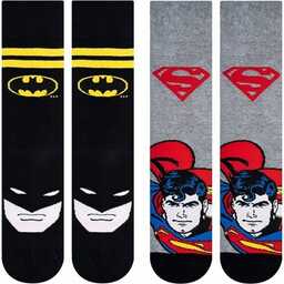 Skarpetki męskie kolorowe SOXO Batman i Superman DC