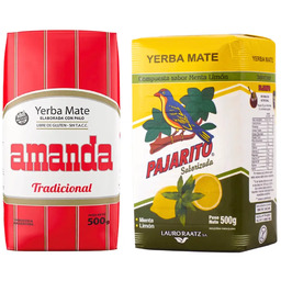 Zestaw Yerba Mate Amanda Elaborada + Pajarito Limon