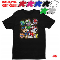 Dziecięca Koszulka Z Nadrukiem Psi Patrol Duży Wybór