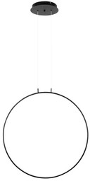 Circulo D100 LED lampa wisząca 1-punktowa czarna JD6065.100BK
