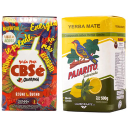 Zestaw Yerba Mate CBSe Energia Guarana + Pajarito