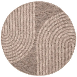 Dywan okrągły zewnętrzny Kenzy Patio 5029 178 nature