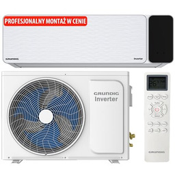 GRUNDIG Klimatyzator Split, Pompa ciepła powietrze - powietrze