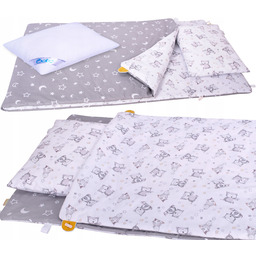 Pościel do przedszkola z zapięciem żłobka 80x220 cm