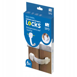 2X Zabezpieczenie szafek i szuflad Sipo SBS-218 (6