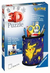 RAVENSBURGER Puzzle 3D Przybornik Pokemon Pikachu 11257 (54