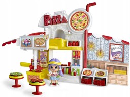 Pinypon City Zestaw Pizzeria Z Laleczką +akcesoria
