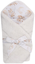 UVIE Becik Rożek Teddy Milusie 75x80 cm ecru