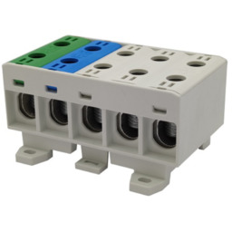 Złączka szynowa uniwersalna ETB 50/1x5 (L1,L2,L3,N,PE) Al/Cu elektryczna